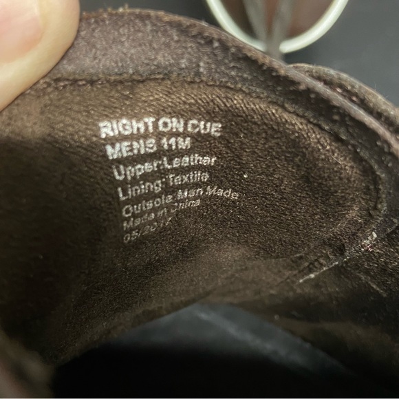 Kenneth Cole New York Men's Right On Cue Sneakers Brown Leather Lace Up Size 11 - Picture 11 of 15